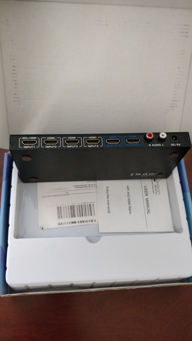 Multimédia interface Repartidor HDMI 4x2 da marca wikson