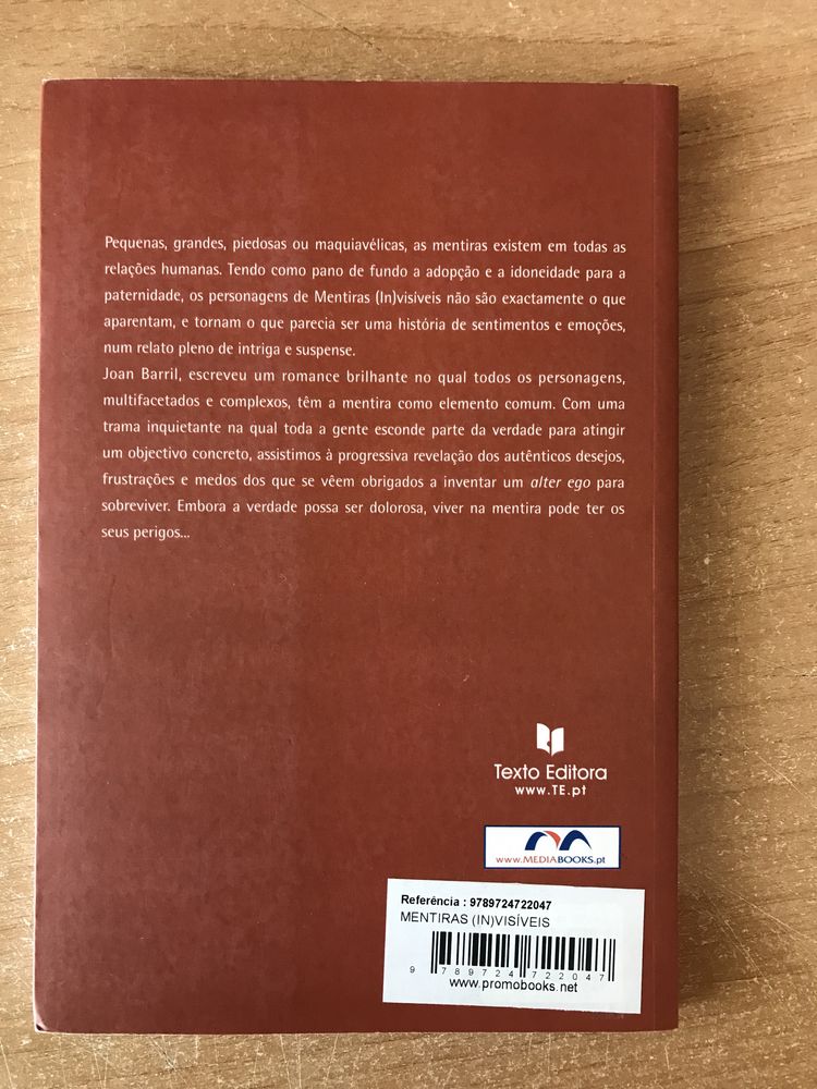 Mentiras (In)visíveis - Livro