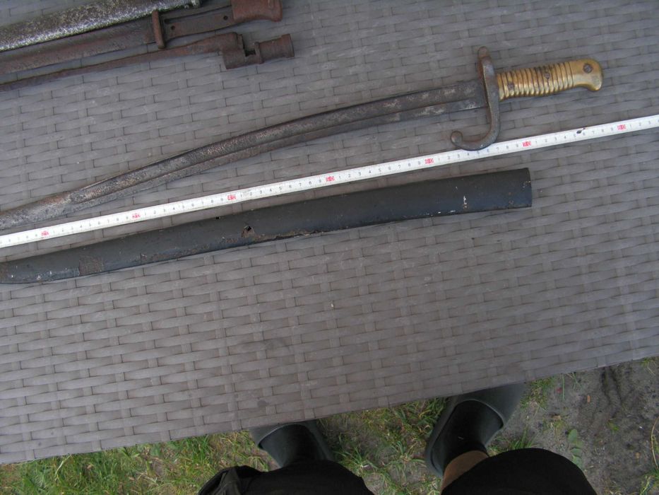 Bagnet francuski Chassepot, ciekawy