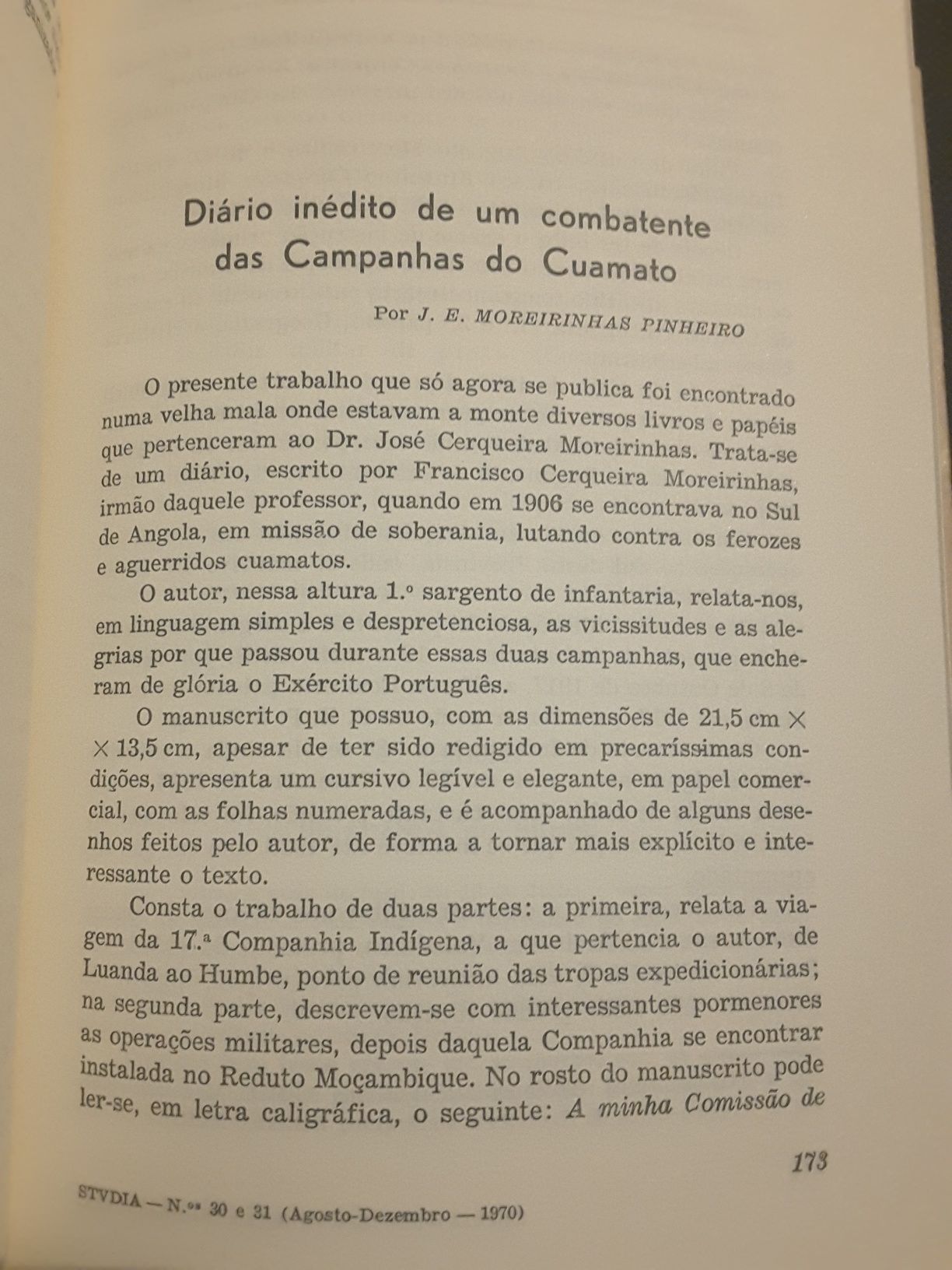 STVDIA: Ceilão-Reino do Congo-Cuamato / O Algarve Económico