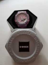 G shock transparentny różowy