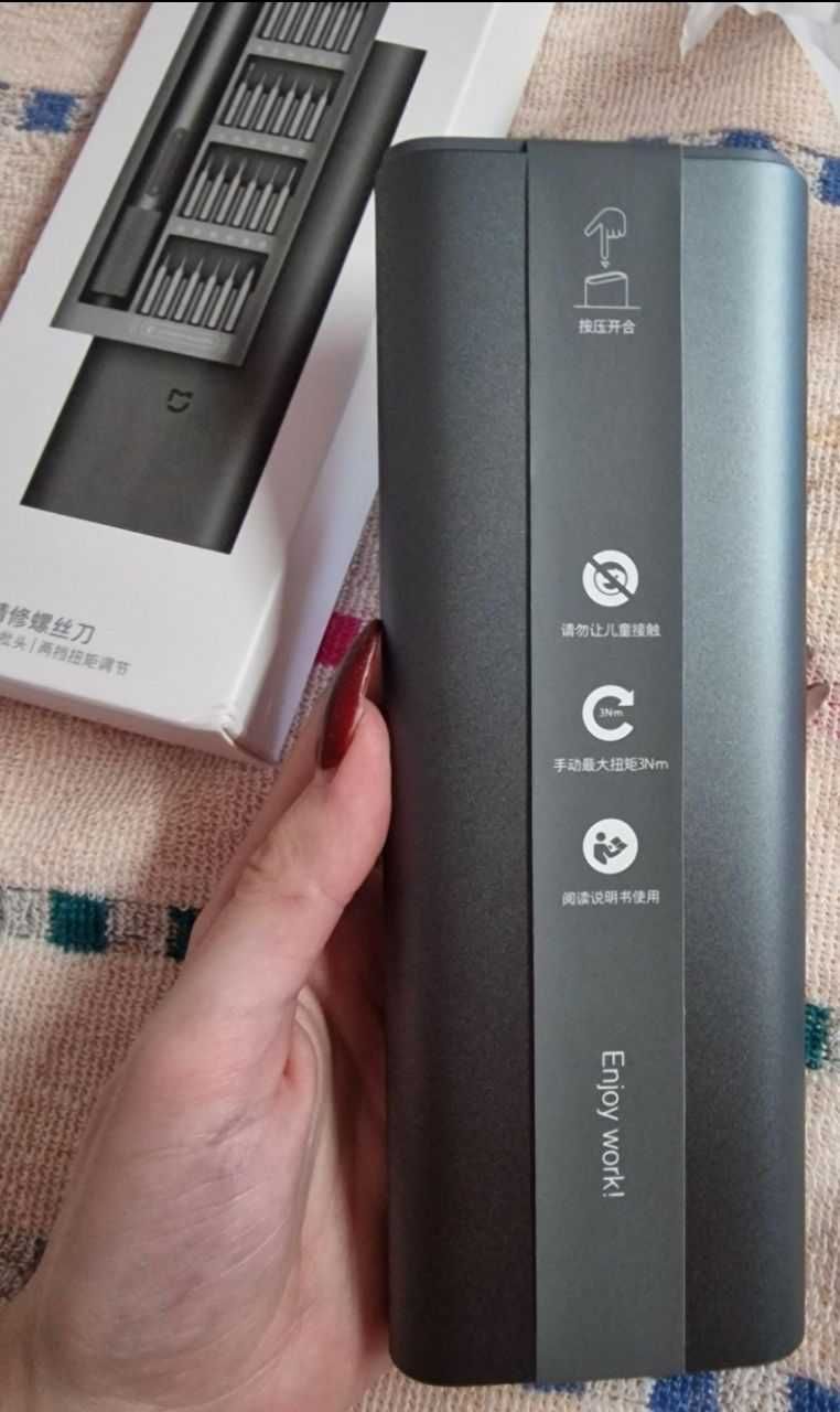 Набор электрической отвертки с насадками Xiaomi
100% оригінал