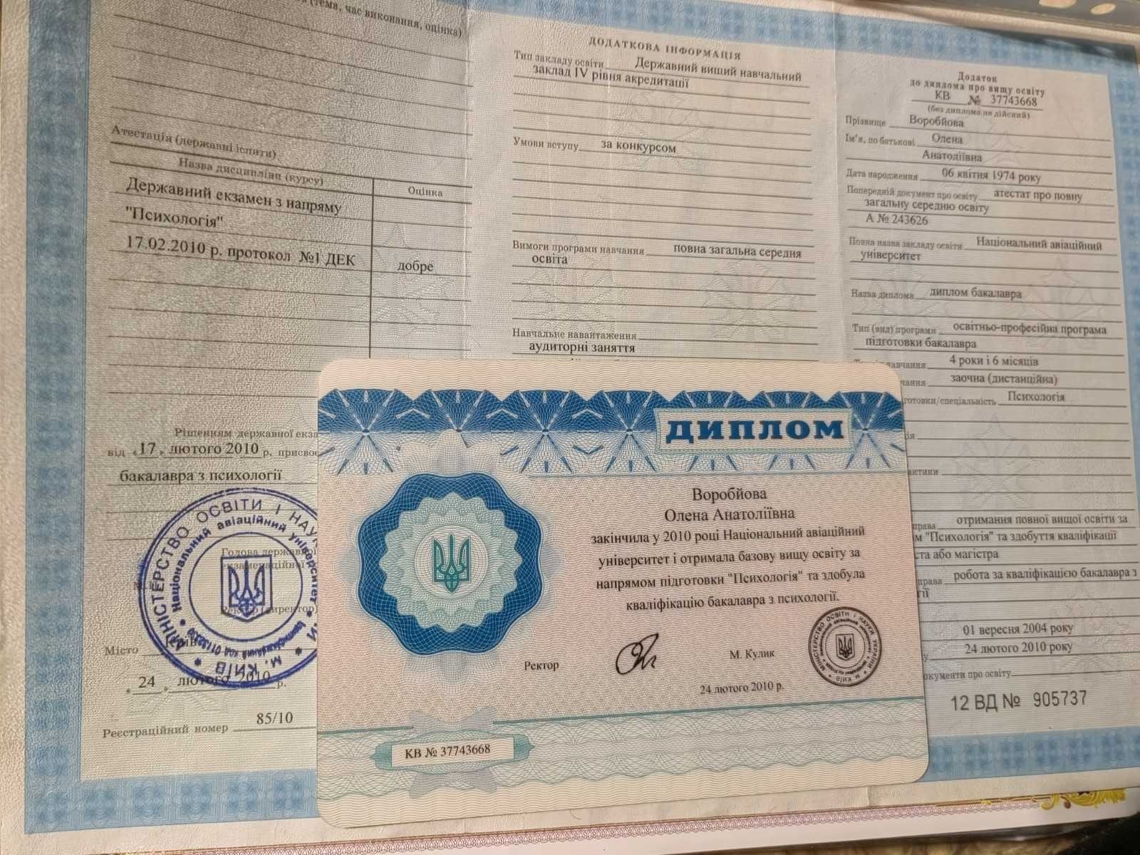 Психолог. Психологiчна якiсна допомога,  800 грн