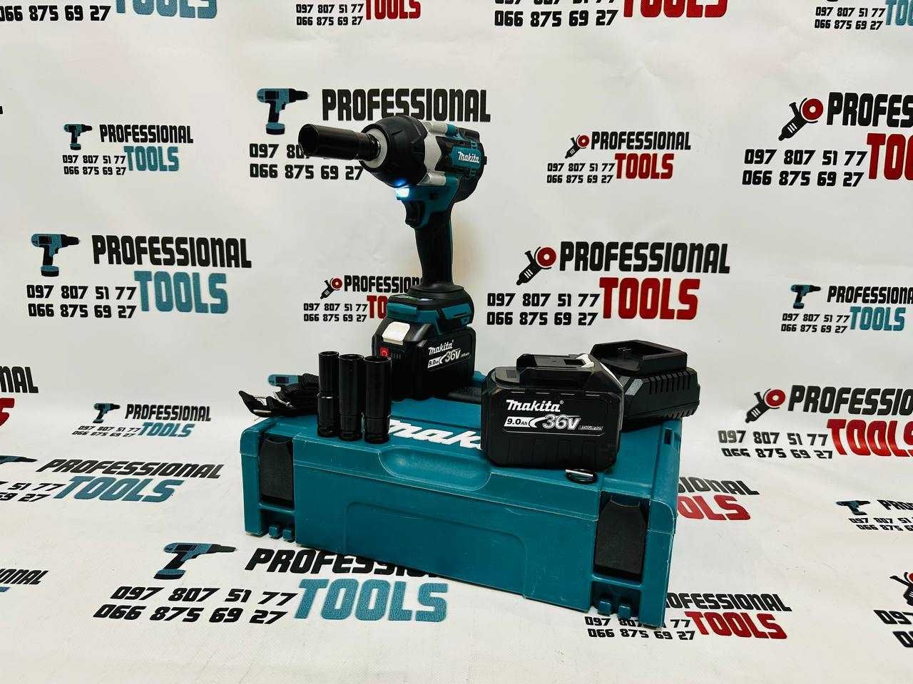 Акумуляторний Гайковерт Makita DTW800BL 36V 9A Винтоверт Безщітковий