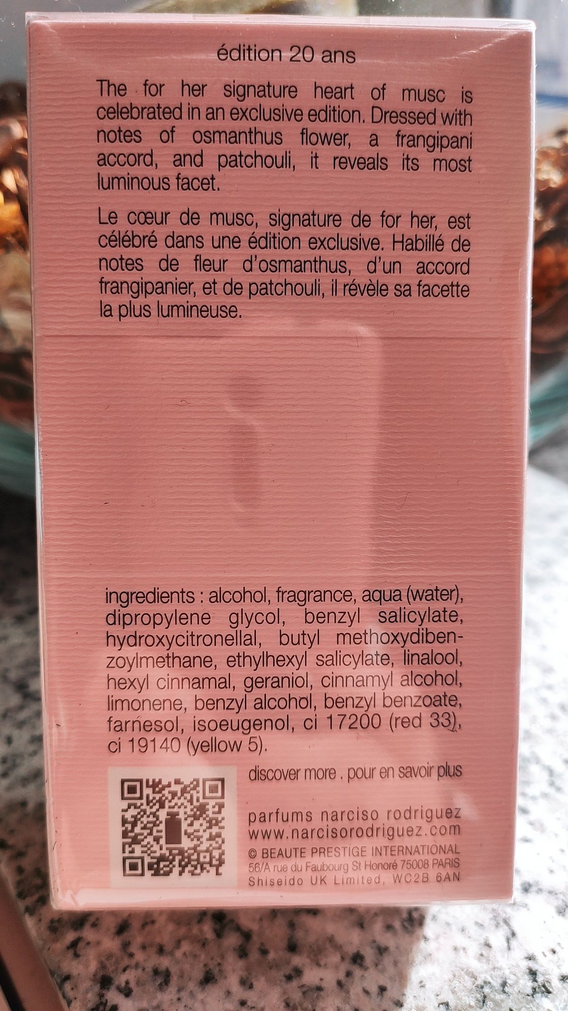 Narciso Rodriguez Forever eau de parfum 50 ml