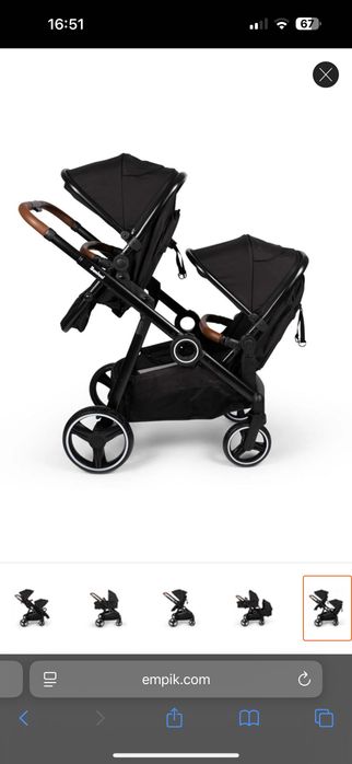 Wózek dla bliźniaków
