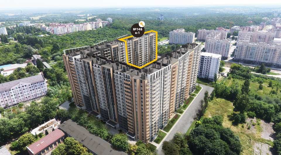 Без% Продаж 2к, 73м, ЖК Кришталеві Джерела, Академіка Заболотного 148В