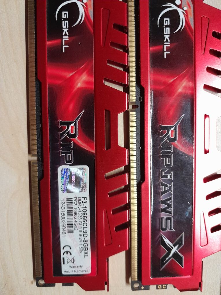 Pamięć ram g.skill DDR 3 8gb 2x4gb 1333 Mhz CL9