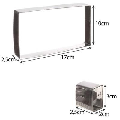 Zestaw wykrawaczy foremki chatka z piernika 10 el