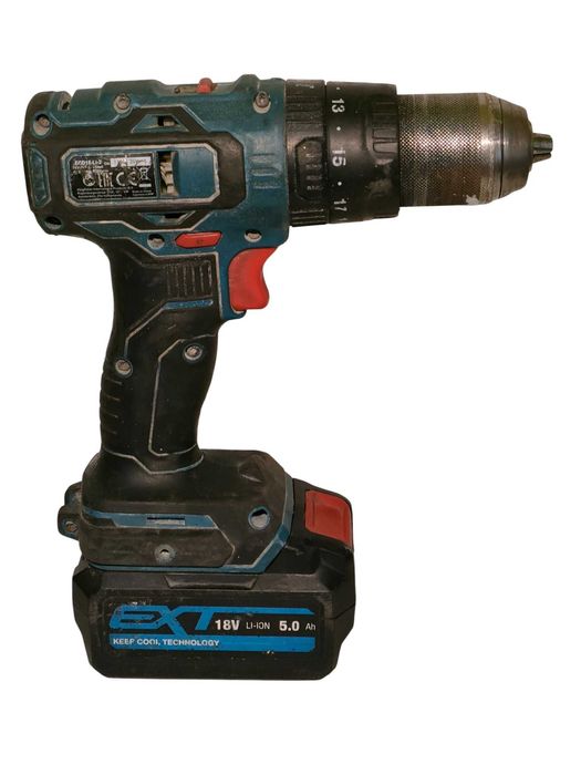 Wkrętarka BEZSZCZOTKOWA Erbauer ECD18-Li-2 18V Aku 5 Ah + Ładowarka