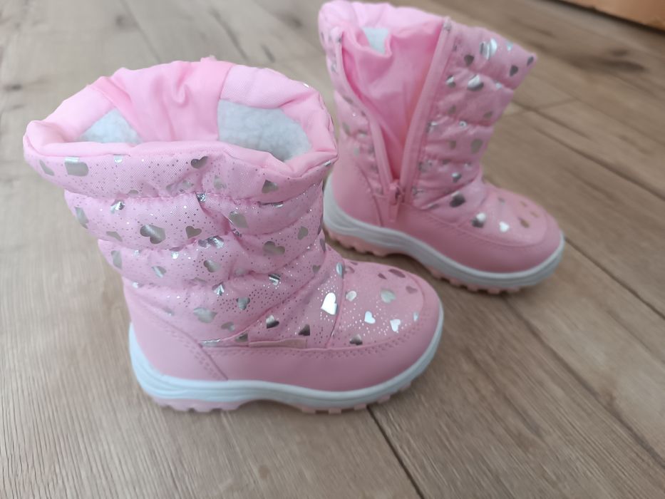 Różowe śniegowce Cortina rozm 22