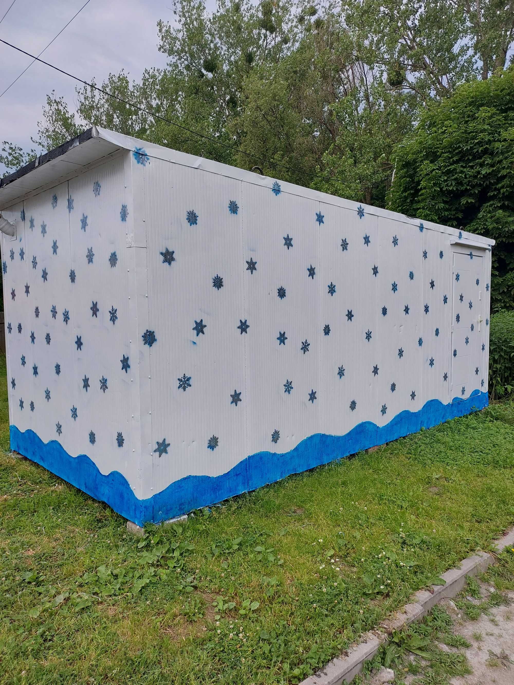 Sauna ogrodowa z piecem elektrycznym