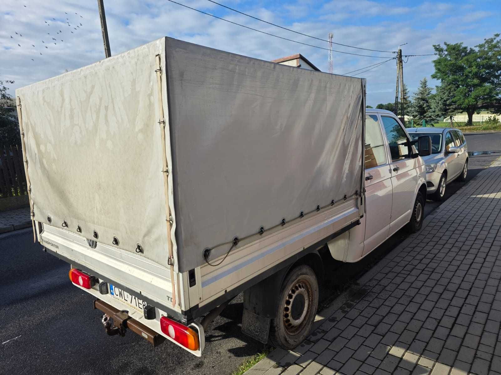 Volkswagen Transporter VW T5, SALON POLSKA, PIERWSZY WŁAŚCICIEL doka