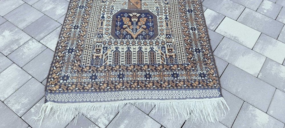Afghan Belouch dywan wełniany tkany ręcznie 160 x 94 cm wełna