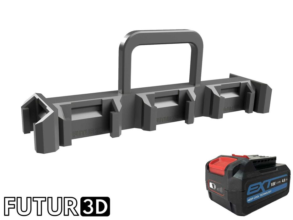 Transporter mini na osiem akumulatorów Erbauer 18V EXT DualVolt