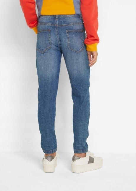 B.P.C spodnie jeansowe dziewczęce MODNE r.140