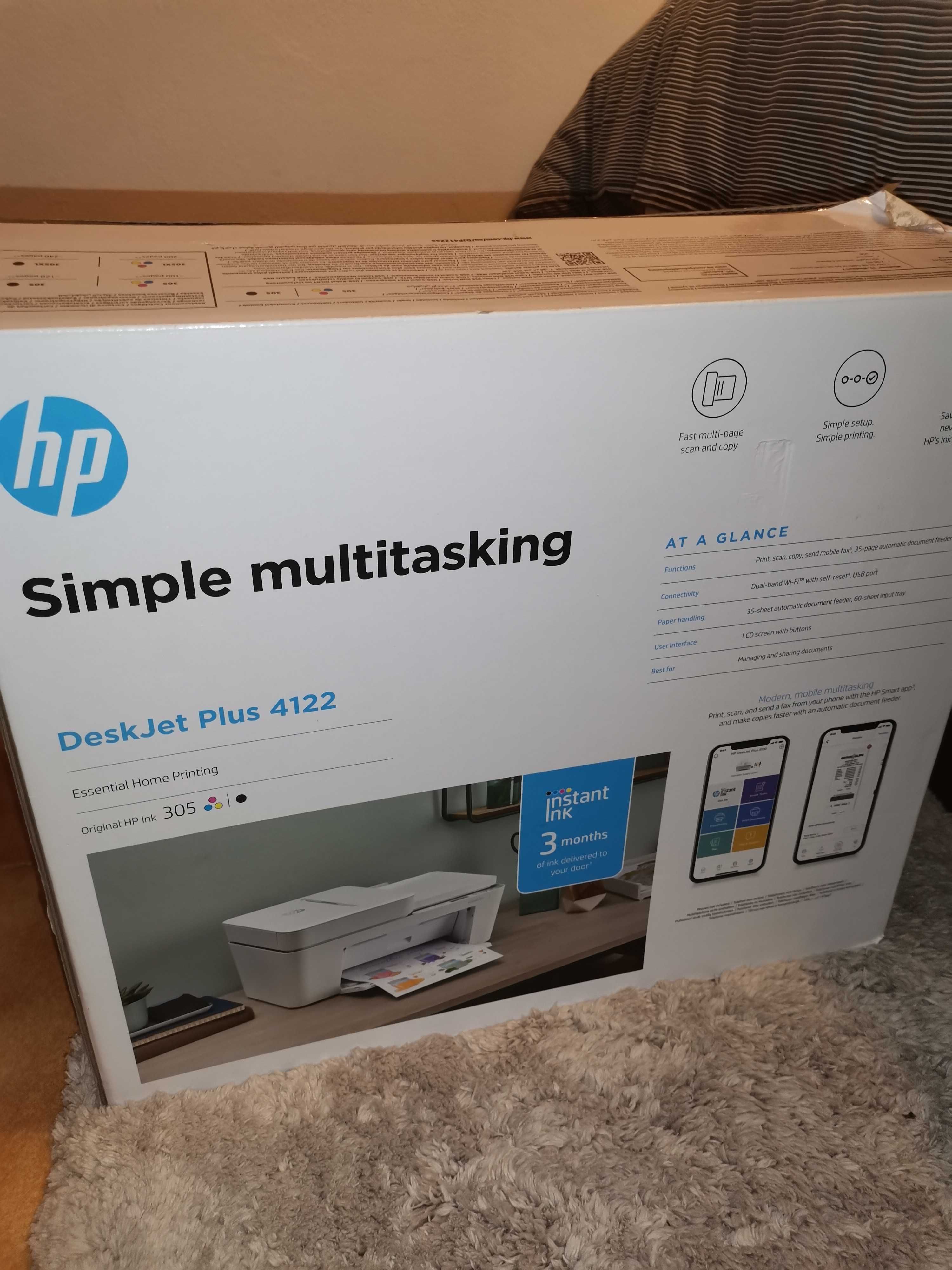 Impressora HP Deskjet Plus 4122