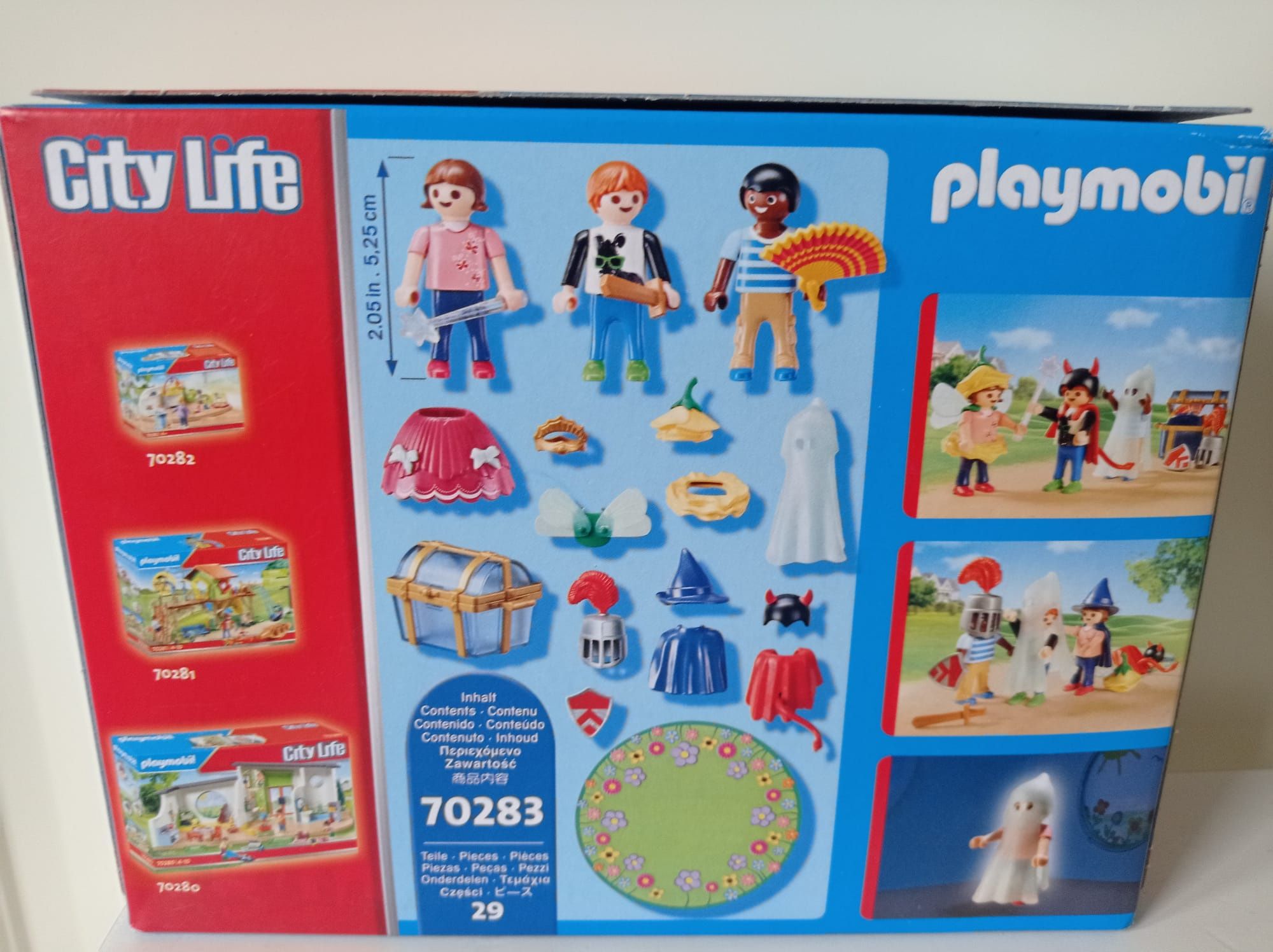 Klocki Playmobil city life 70283 dzieci ze skrzynią. Halloween