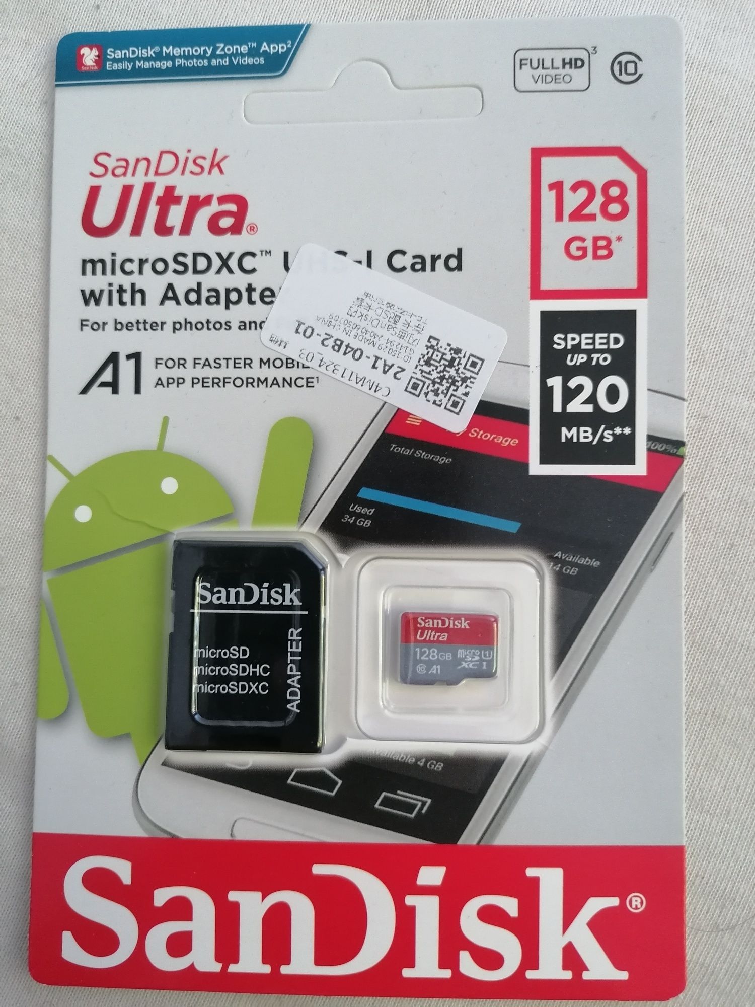 Karta pamięci SanDisk Ultra 128 GB