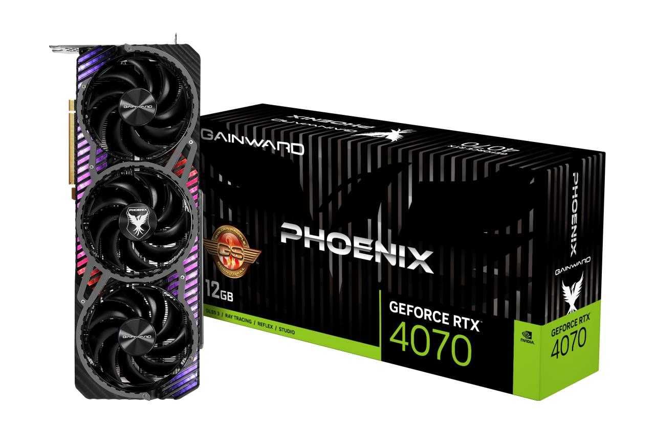 Karta graficzna Gainward GeForce RTX 4070 Phoenix GS 12GB GDDR6X