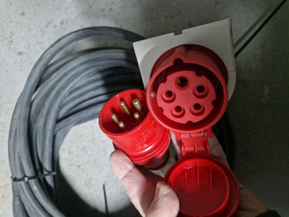 Kabel silowy 5 żylowy ok 18 m