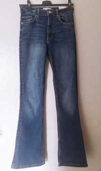 Spodnie Jeansy dzwony Zara flare pant 38 M