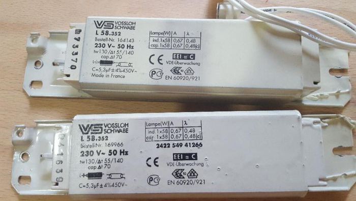 Material eléctrico - Balastros/Transformadores