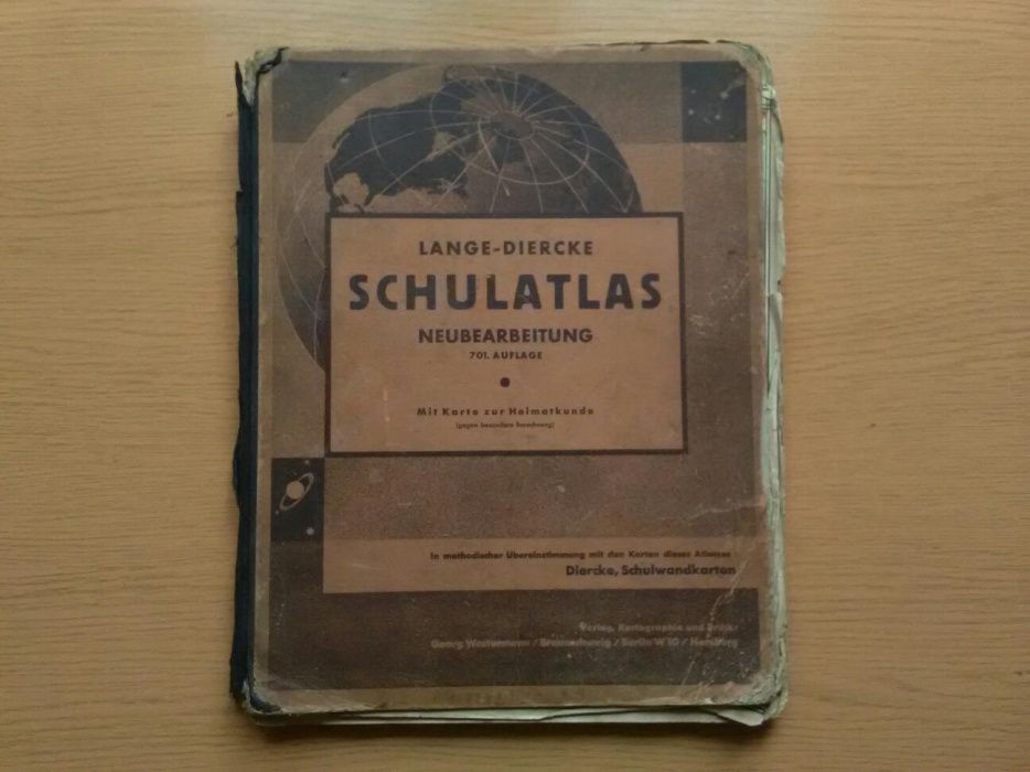 Lange - Diercke Schulatlas 1940r.