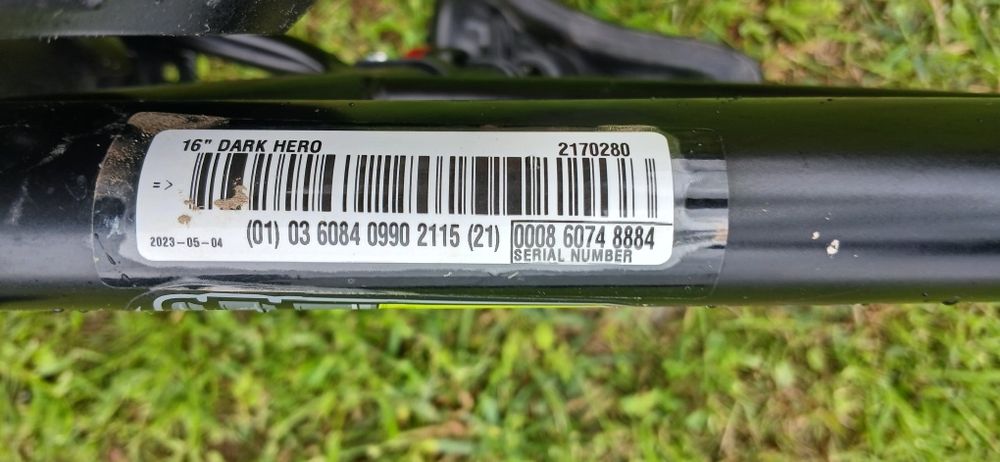 Rower bitwin dark hero 16 koła 16 dziecięcy.