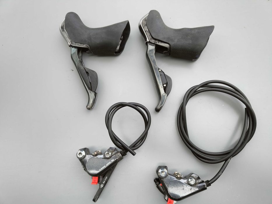 Elektroniczne manetki SHIMANO ULTEGRA ST-R785 2x11 Di2 + Zaciski hyrau