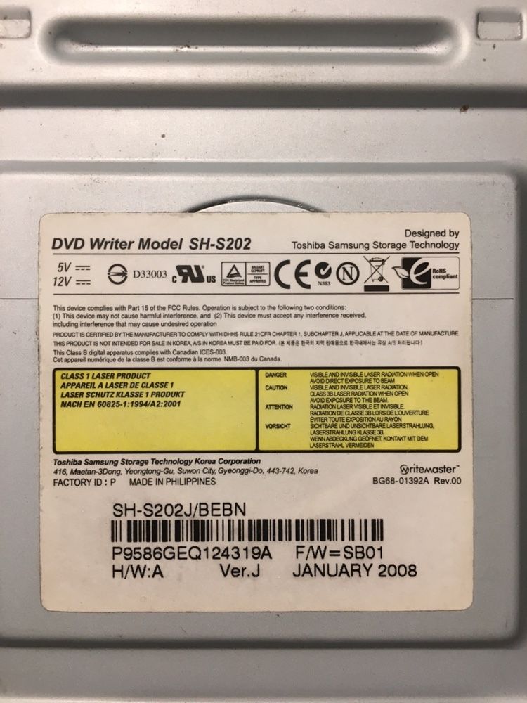 Nagrywarka DVD Samsung SH-S202