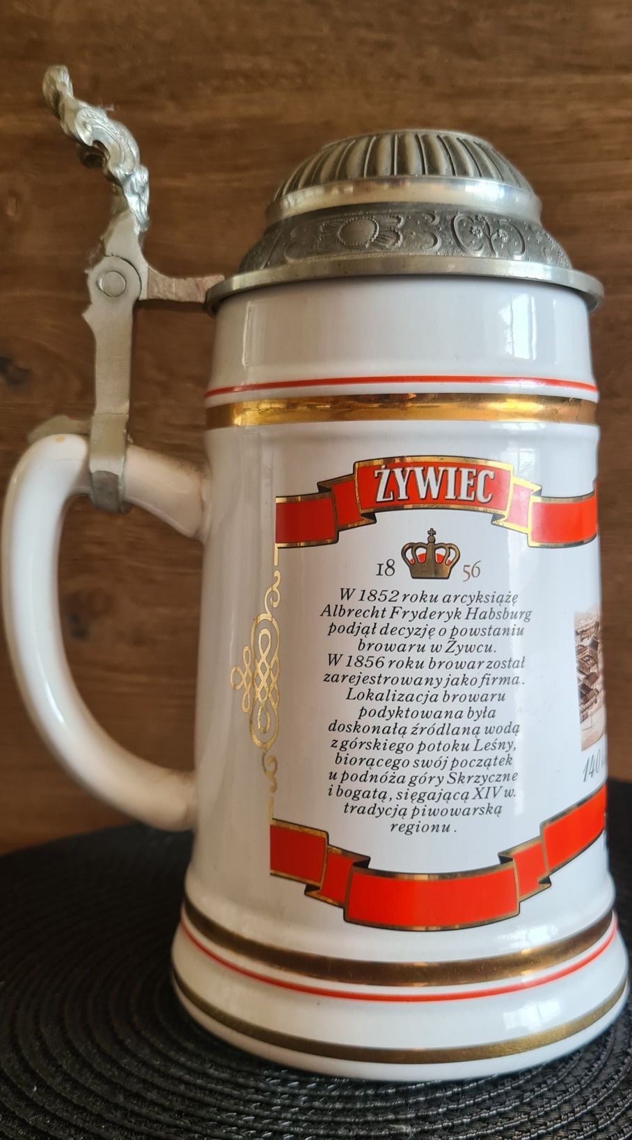 Kufel Żywiec 140 lat Browaru Żywieckiego