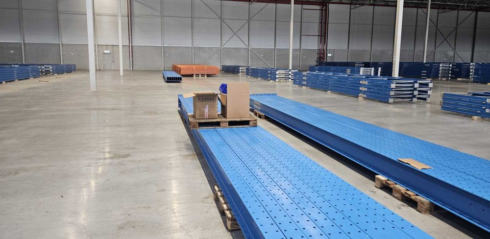 Regały magazynowe wspornikowe dwustronne H600cm dłużycowe JAK NOWE