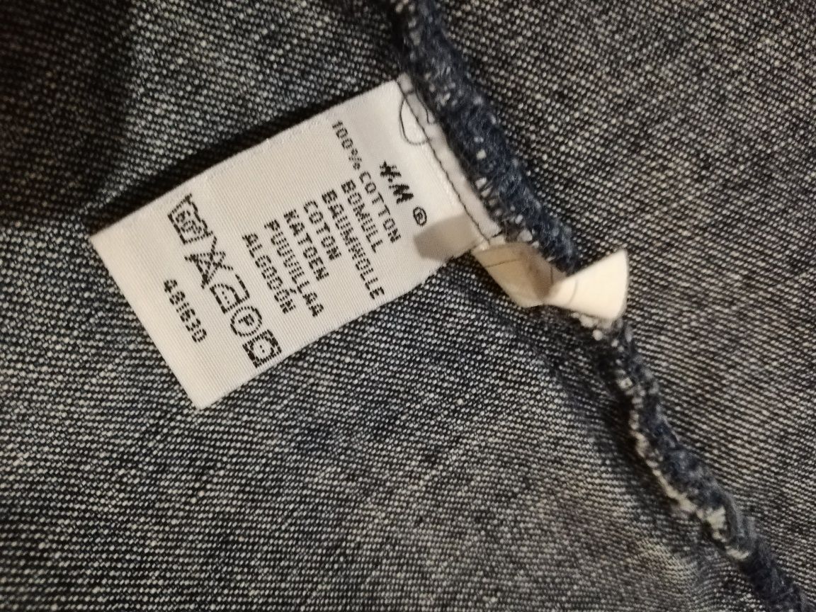 Kurtka/bluza jeansowa H&M dla dziewczynki r 122 dziewczęca