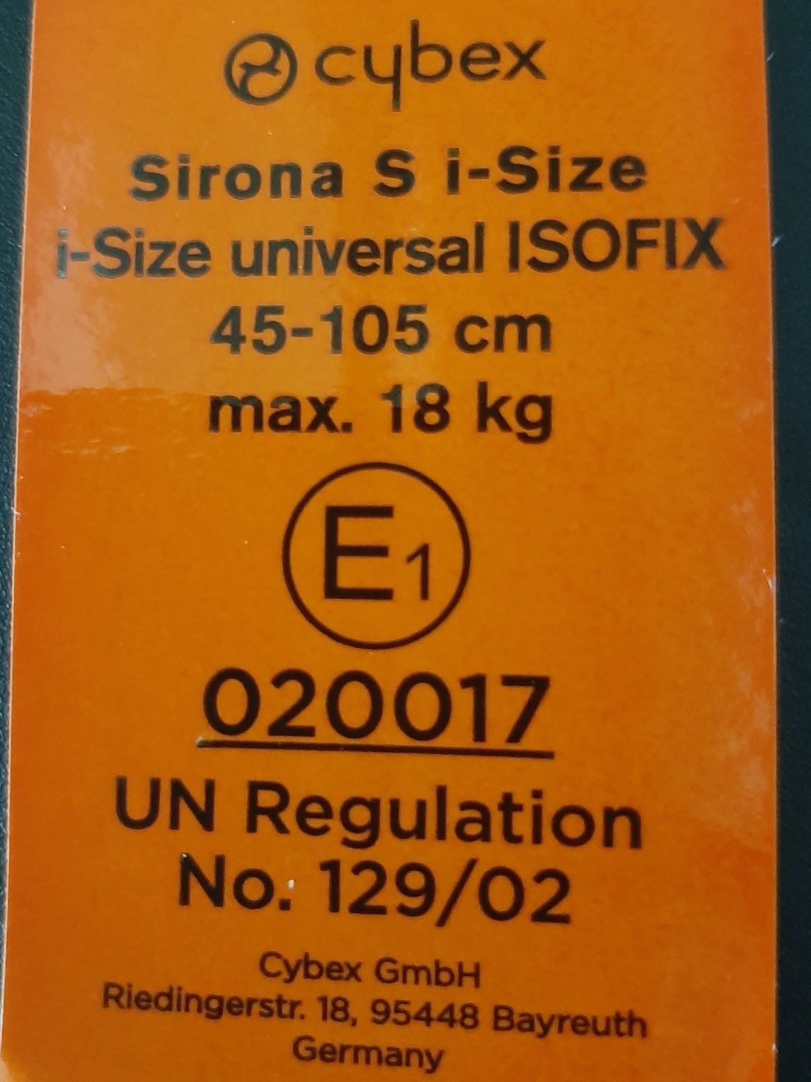 Cybex Sirona S i-size