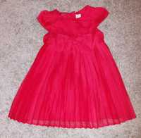 Sukienka czerwona rozmiar 86