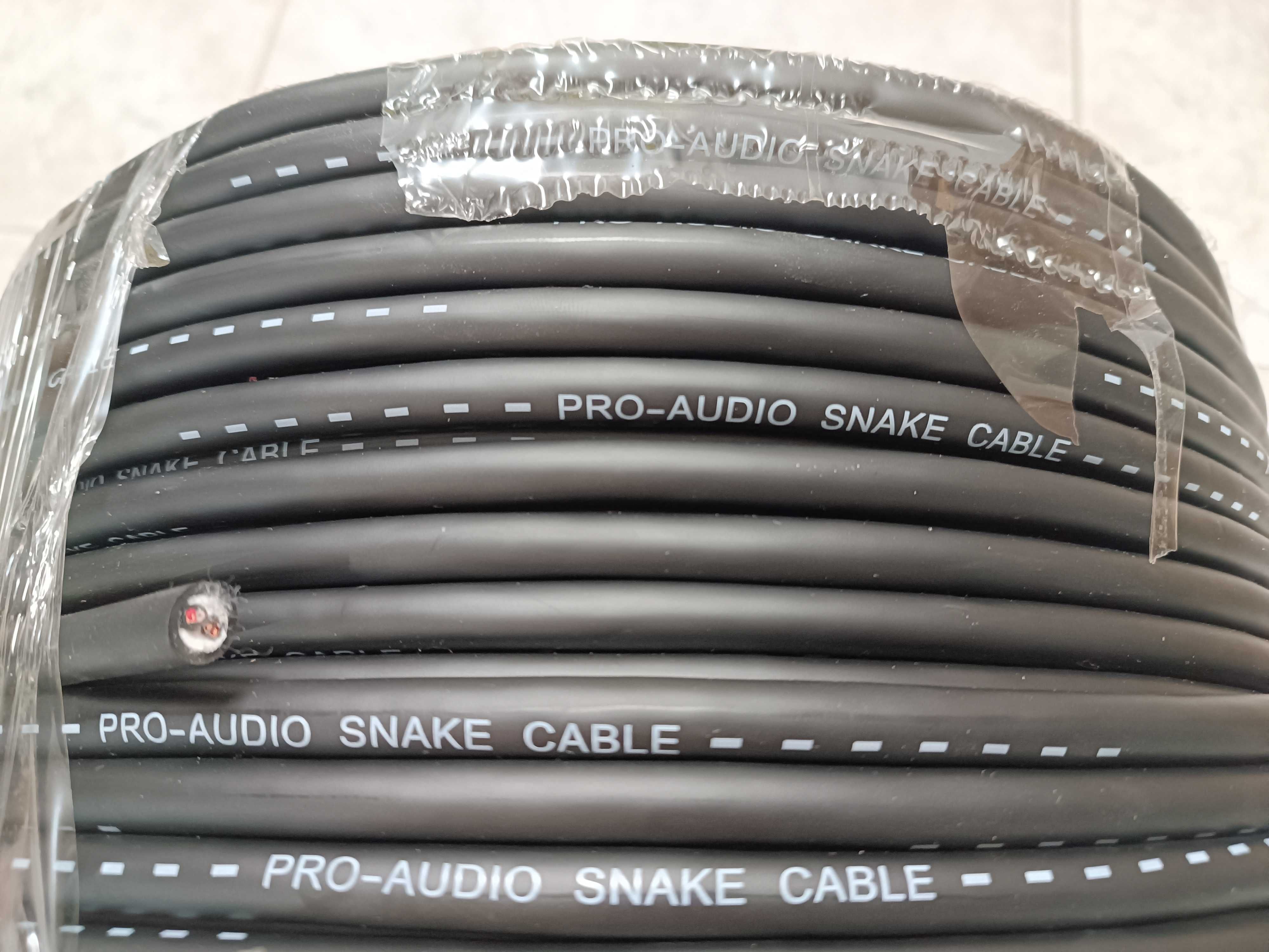 Kabel wieloparowy pyta audio multicore 2 kanały symetryczne 100m