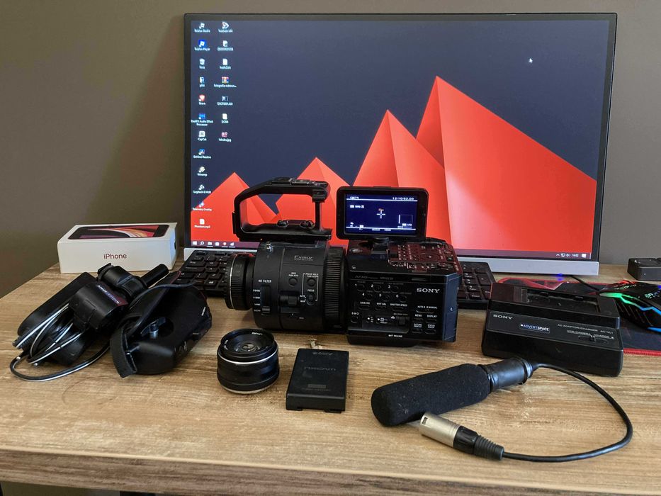 Sony FS-700r 4k 120fps Raw z obiektywem