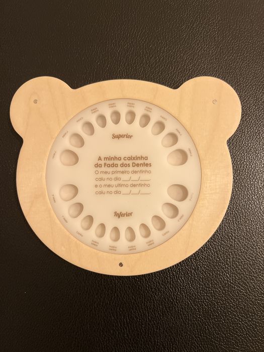 Tooth Box- Caixa, em madeira, para dentes de leite
