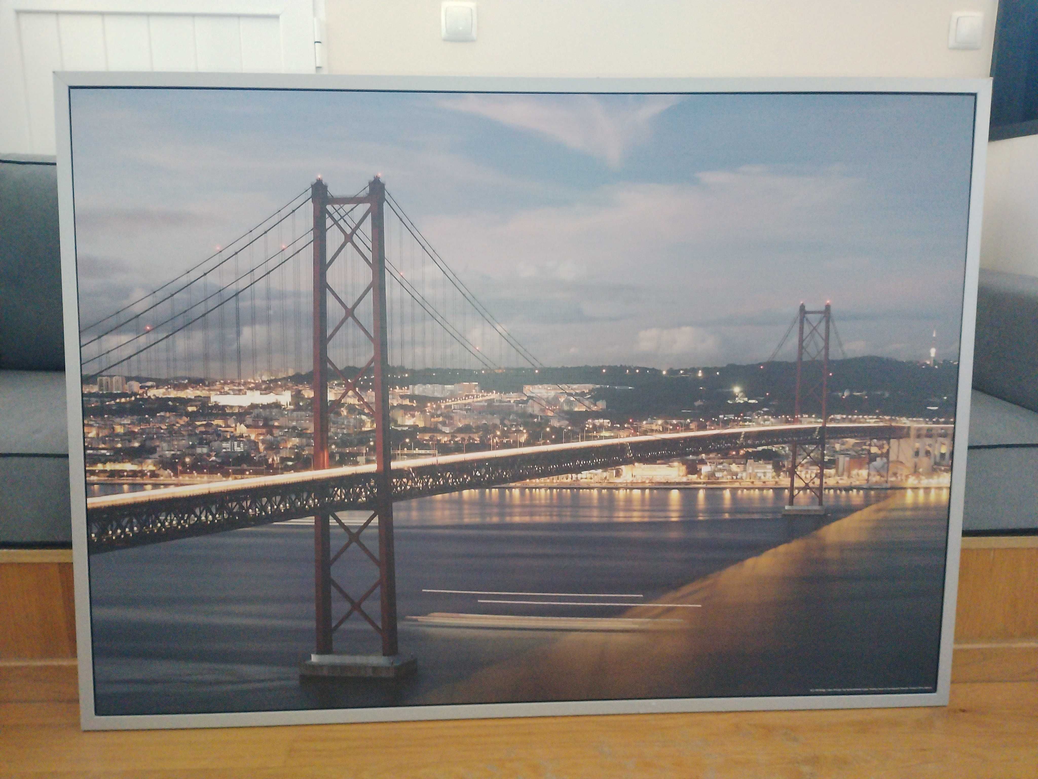 Quadro Lisboa ponte Ikea Myrarp 140x100cm