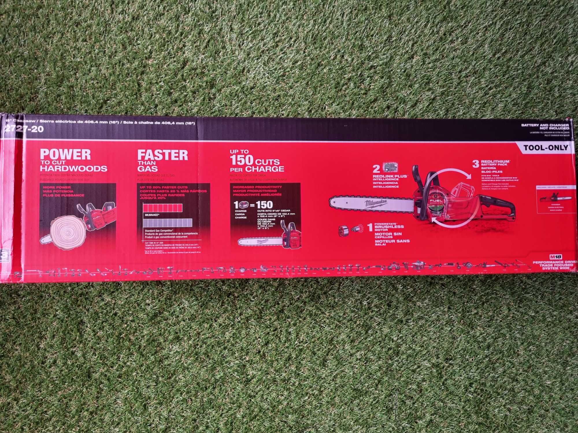 Ланцюгова пила Milwaukee 2727-20 M18 FUEL 40см
