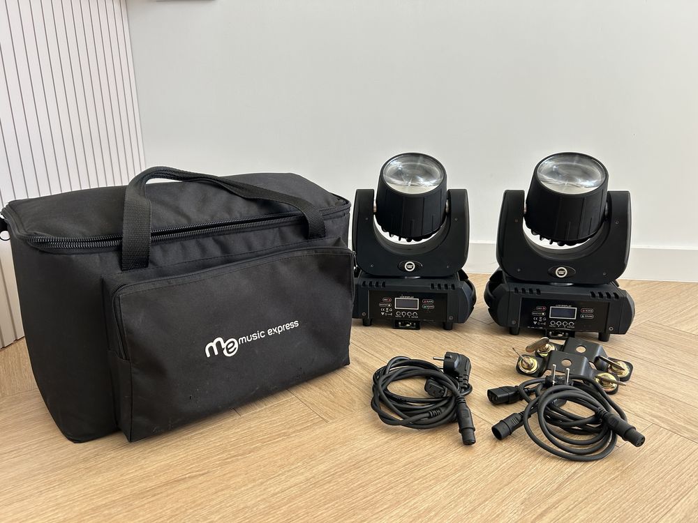 LIGHT4ME BEAM 60 LED głowa ruchoma mocna DJ torba zespół strobo 100W
