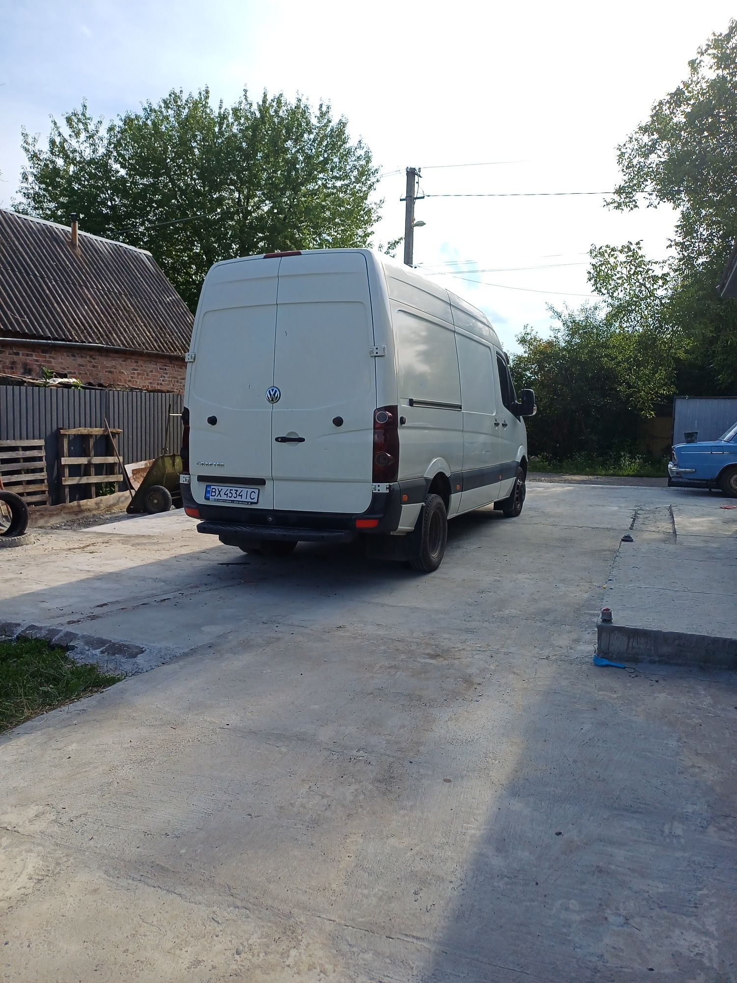 Вантажний бус  двухкатковий Volkswagen crafter 2008р. грузовий вольцва
