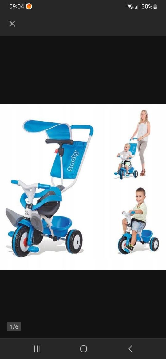 Rowerek SMOBY 3w1