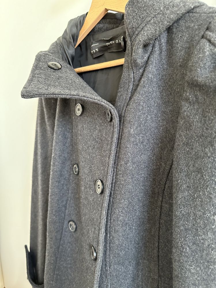 Kurtka Zara XS w kolorze ciemnoszarym