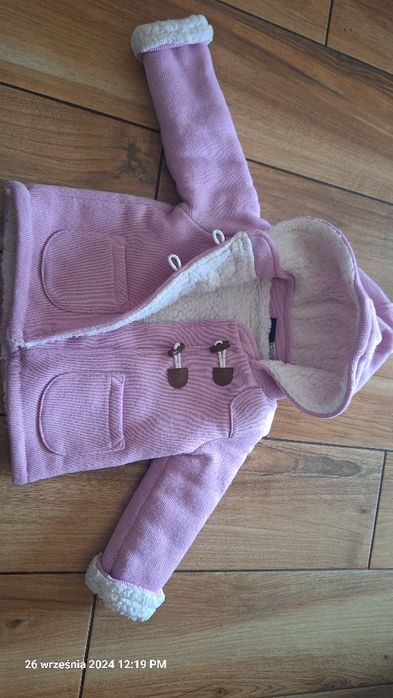 płaszczyk kurtka lila fiolet