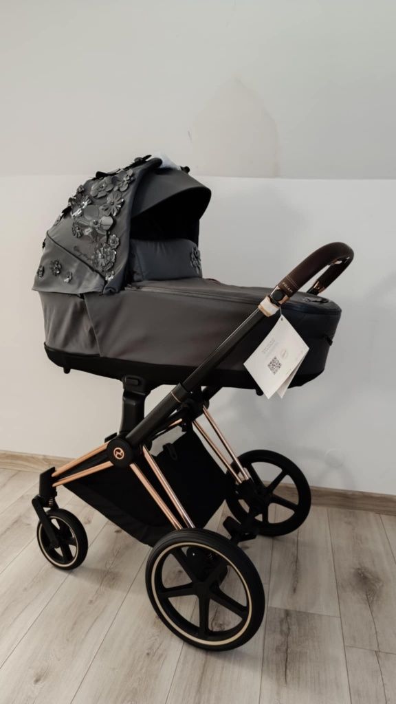 Cybex priam 4.0  simply flowers grey 2w1
