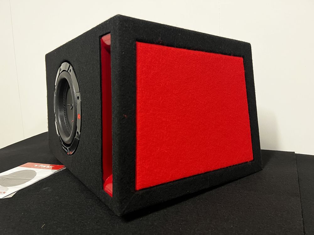 Skrzynia basowa szczelinowa subwoofer VIBE SLICK8D2 Montaż Koszalin