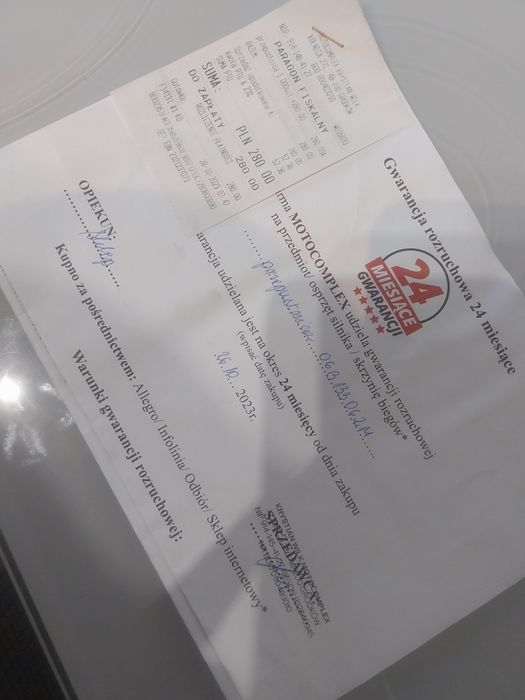 Przepustnica po regeneracji