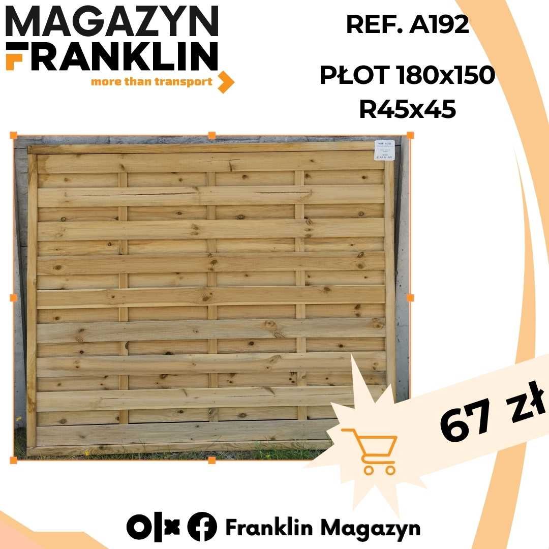 Płot skos 90x180 | Kratka ogrodzeniowa | Ogrodzenie | Panel | Outlet